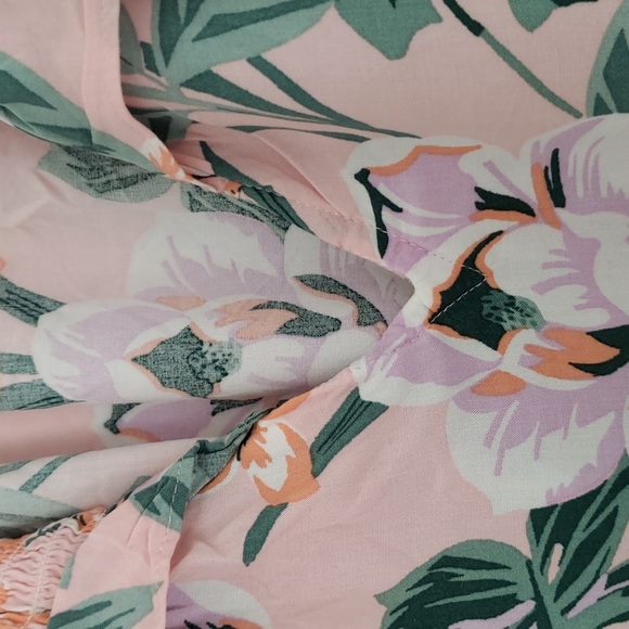 Loft tropical floral sleeveless dress - Size Medium - Picture 9 of 10